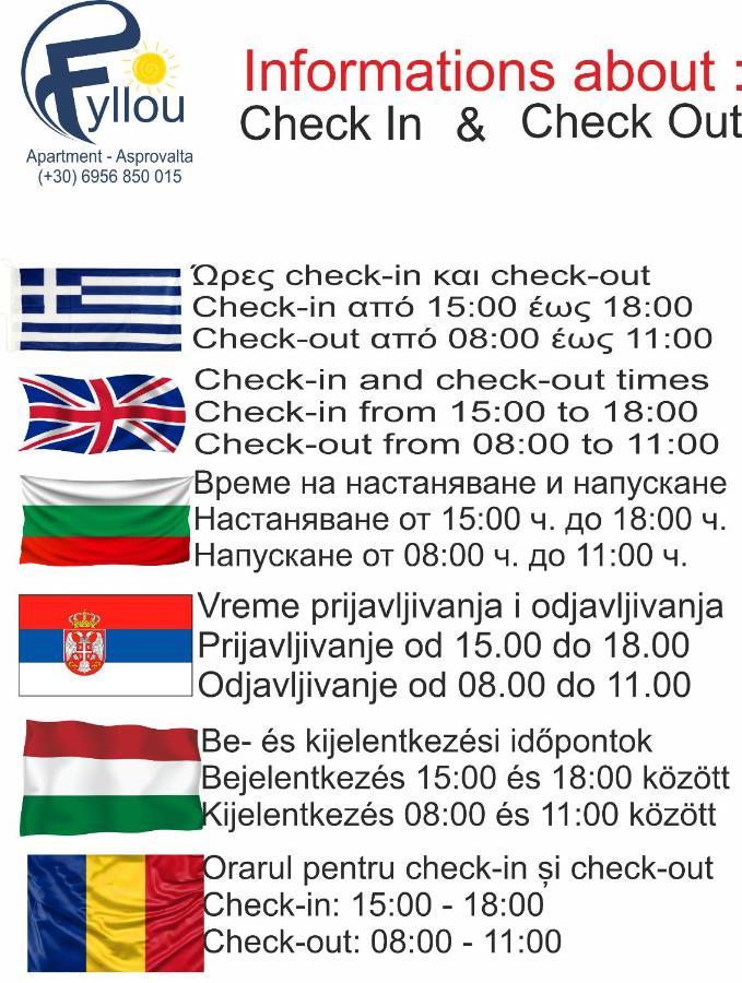 Fyllou Apartment Asprovalta Zewnętrze zdjęcie